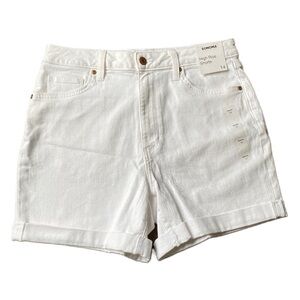 NWT Sonoma Women's White High Rise Shorts Size 14